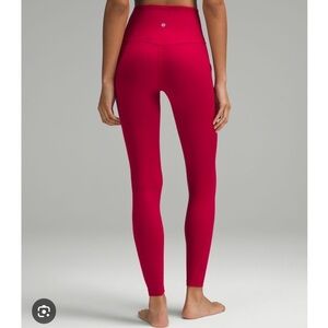 NWT Lululemon Ruby Red Nulu Align High Rise Pant Leggings with Pockets 14